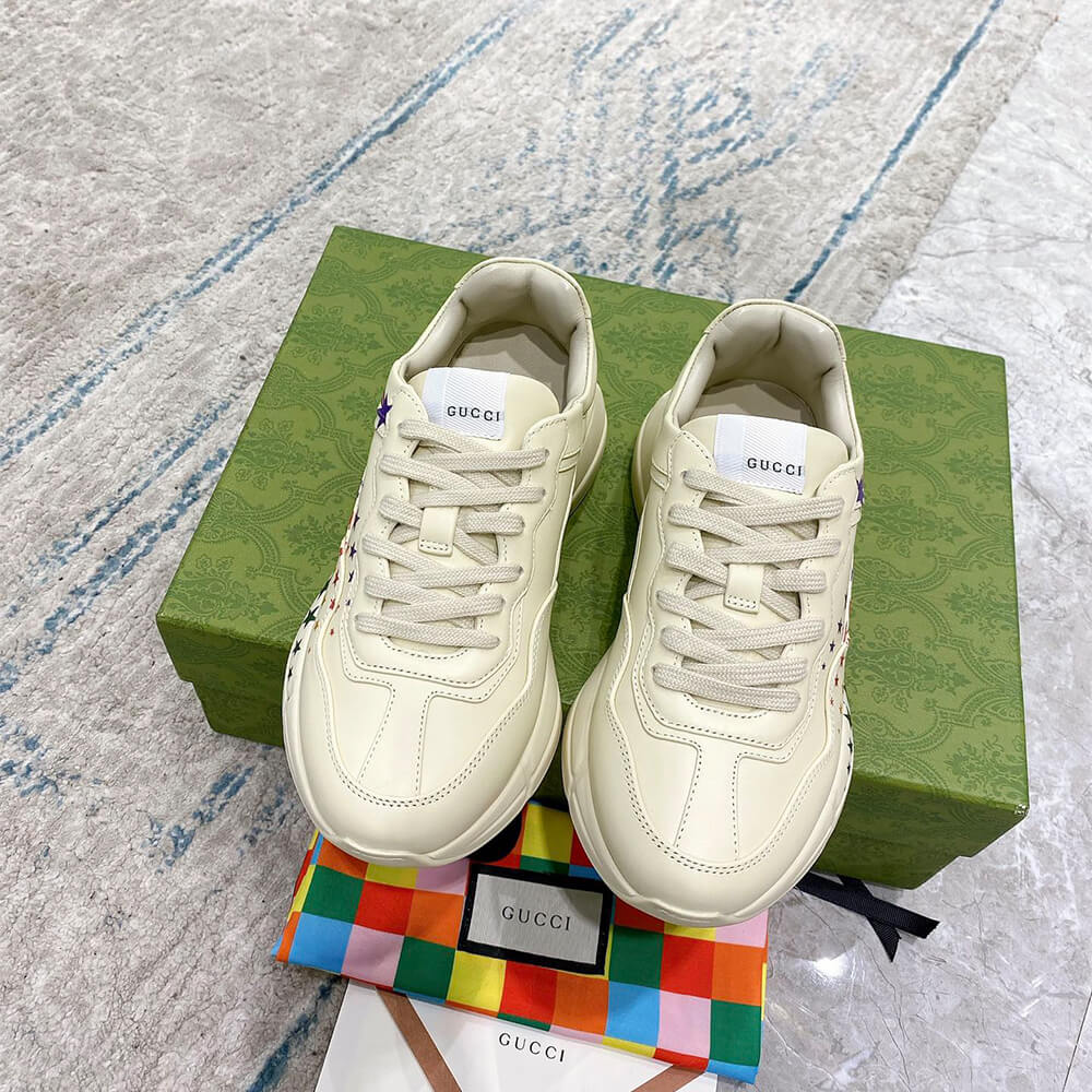 G*u*i rainbow star rhyton sneaker