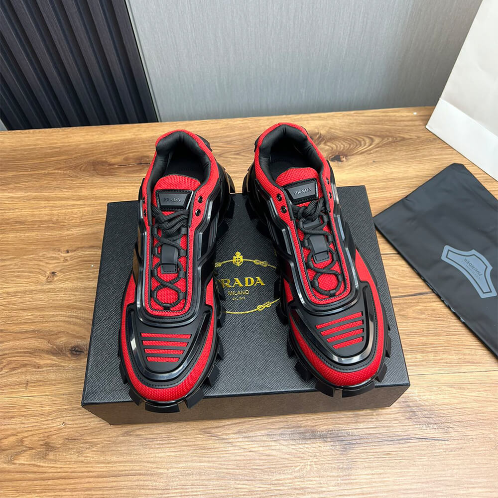 Pra*a cloudbust thunder technical fabric sneakers