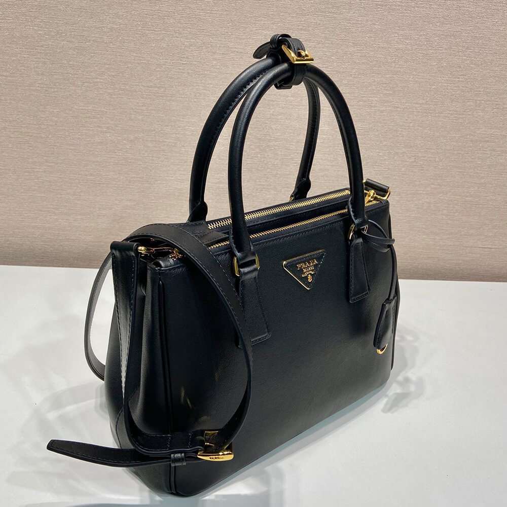 Pra*a new medium Pra*a galleria saffiano leather bag(high-end grade)