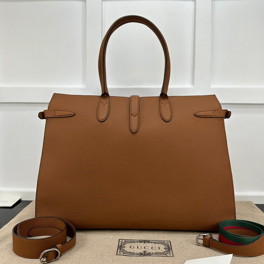 G*u*i large tote bag with hook closure(high-end grade)