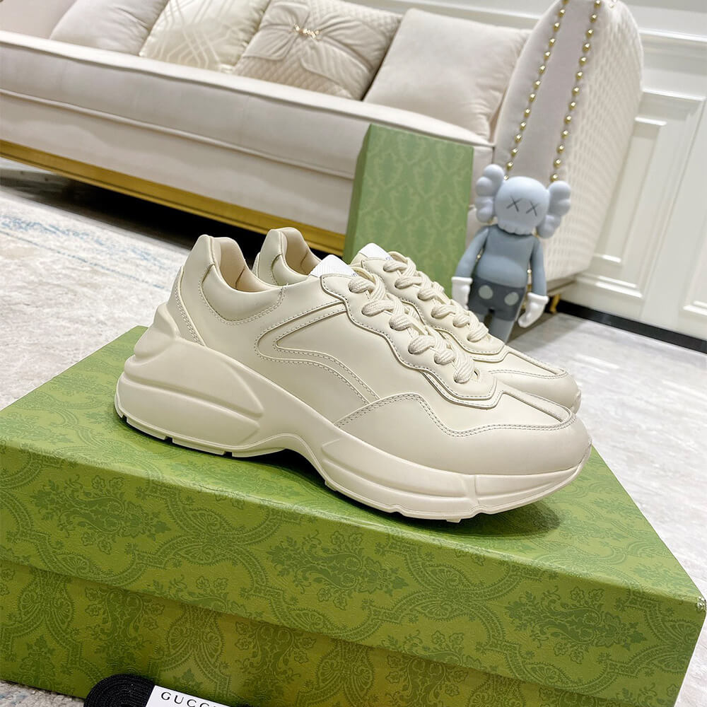G*u*i rhyton leather sneakers