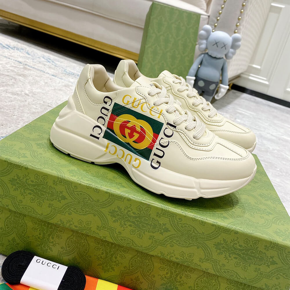 G*u*i rhyton sneaker with box logo