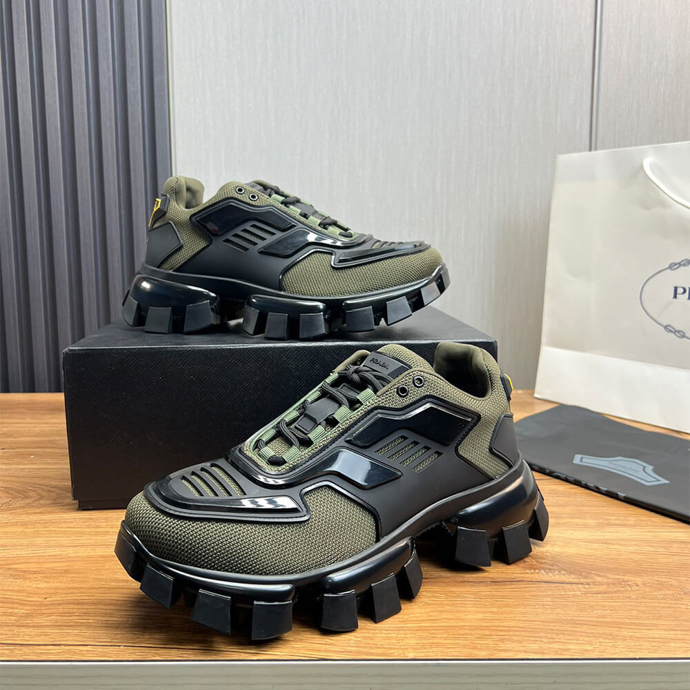 Pra*a cloudbust thunder technical fabric sneakers