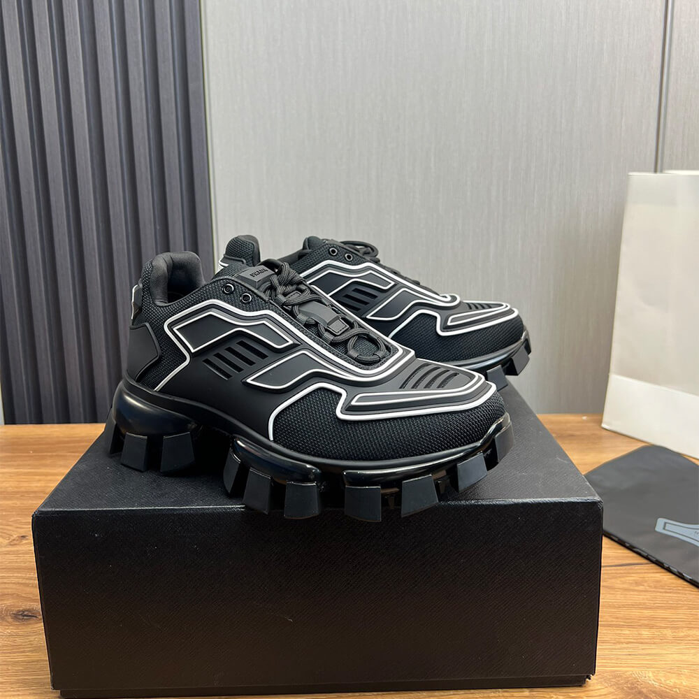 Pra*a cloudbust thunder technical fabric sneakers