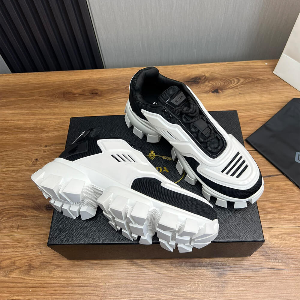 Pra*a cloudbust thunder technical fabric sneakers
