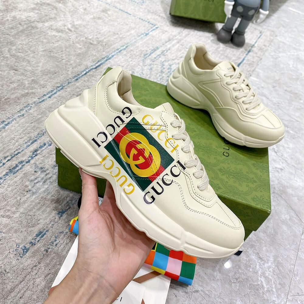 G*u*i rhyton sneaker with box logo