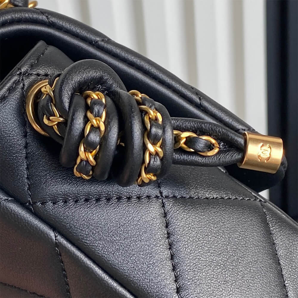 Ch*el flap bag with top handle(high-end grade)