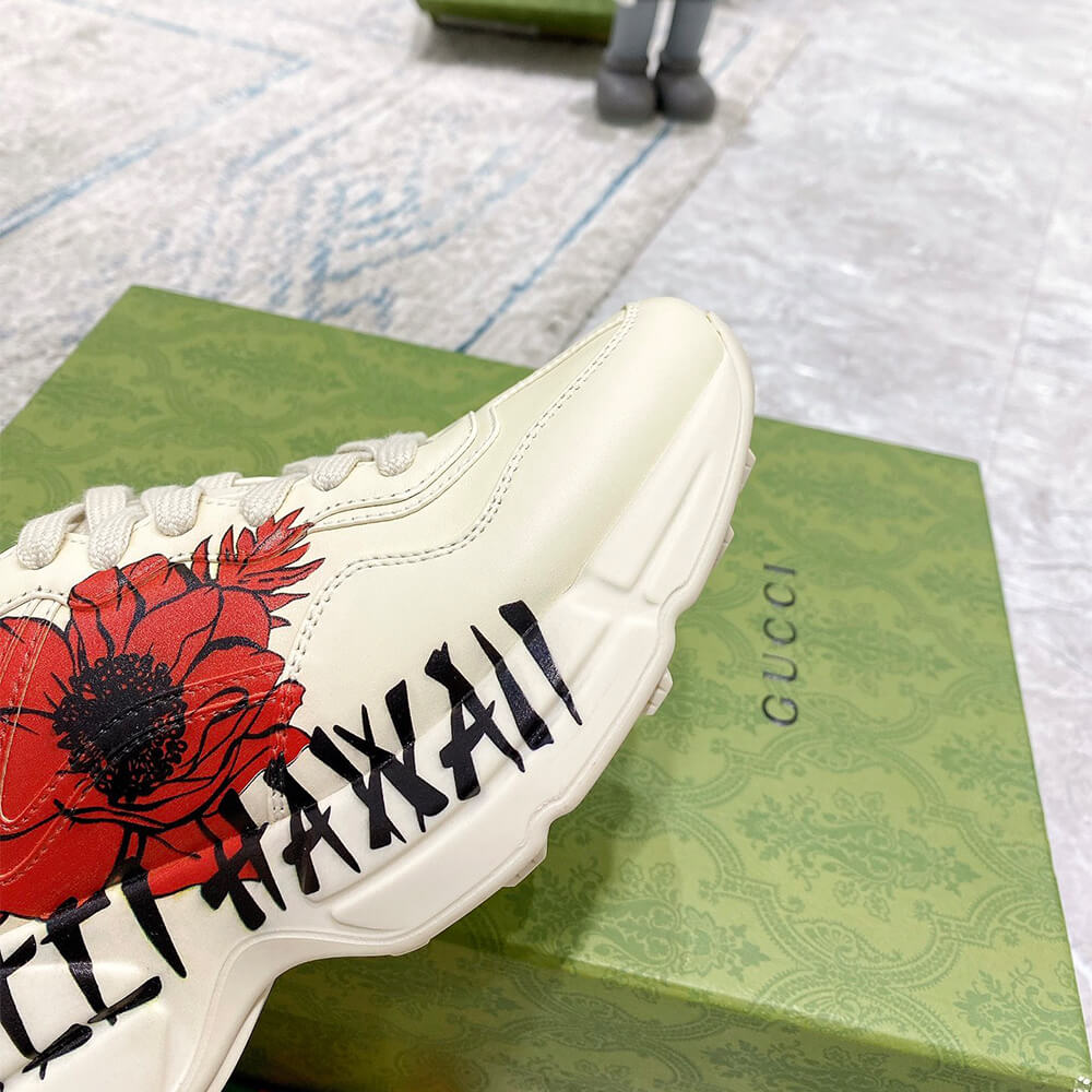 G*u*i rhyton hawaii print sneaker