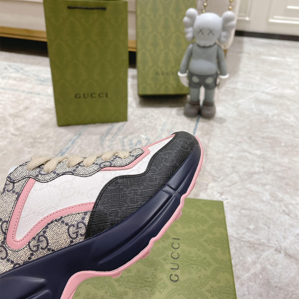 g*u*i multicolor gg S*p*e rhyton sneaker