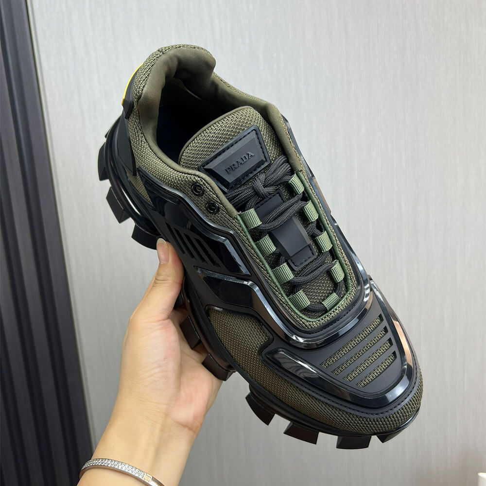Pra*a cloudbust thunder technical fabric sneakers