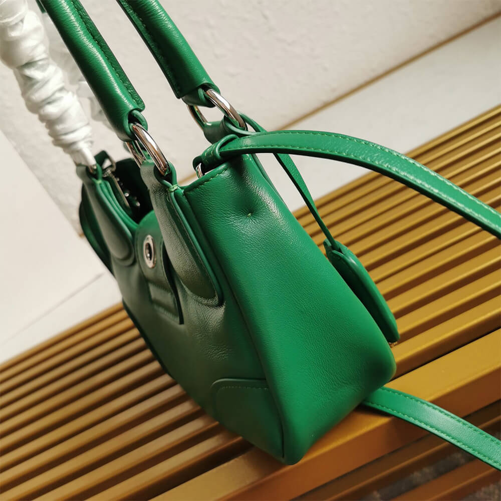 Pra*a moon padded nappa-leather bag