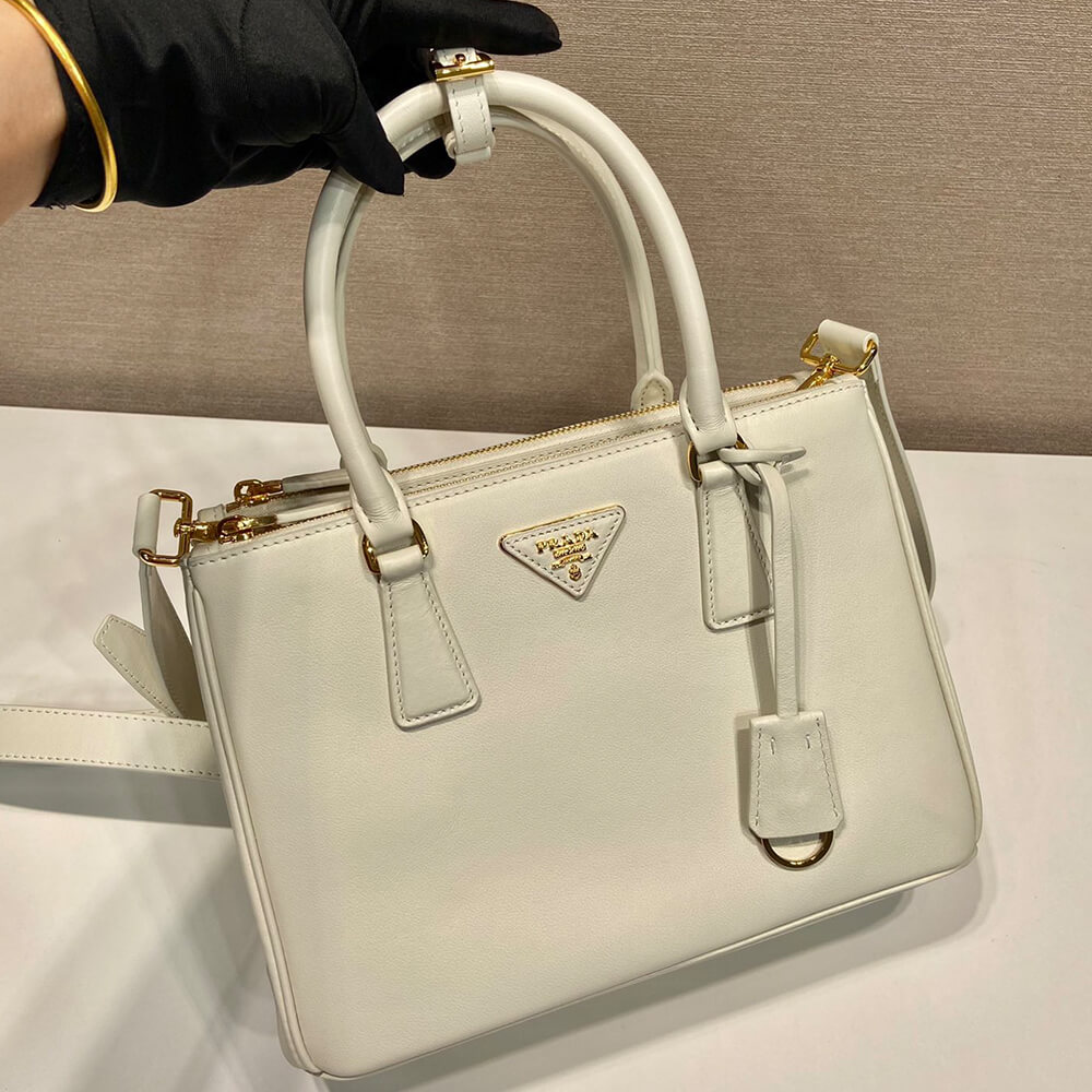 Pra*a new medium Pra*a galleria saffiano leather bag(high-end grade)