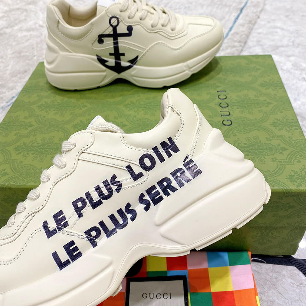 G*u*i rhyton anchor sneaker