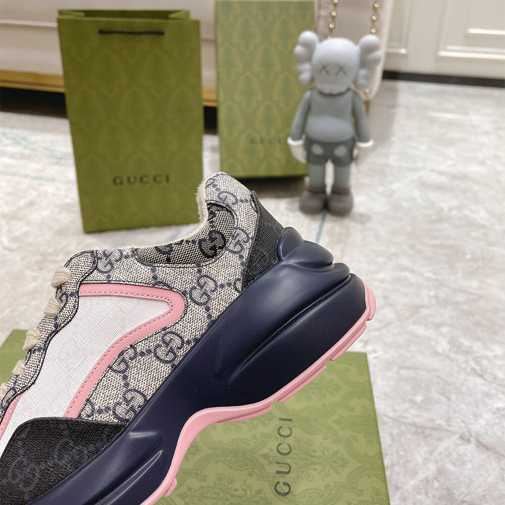 g*u*i multicolor gg S*p*e rhyton sneaker