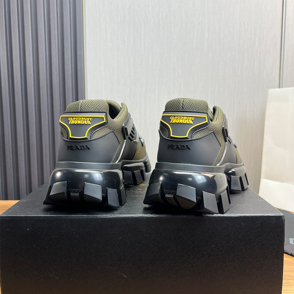 Pra*a cloudbust thunder technical fabric sneakers