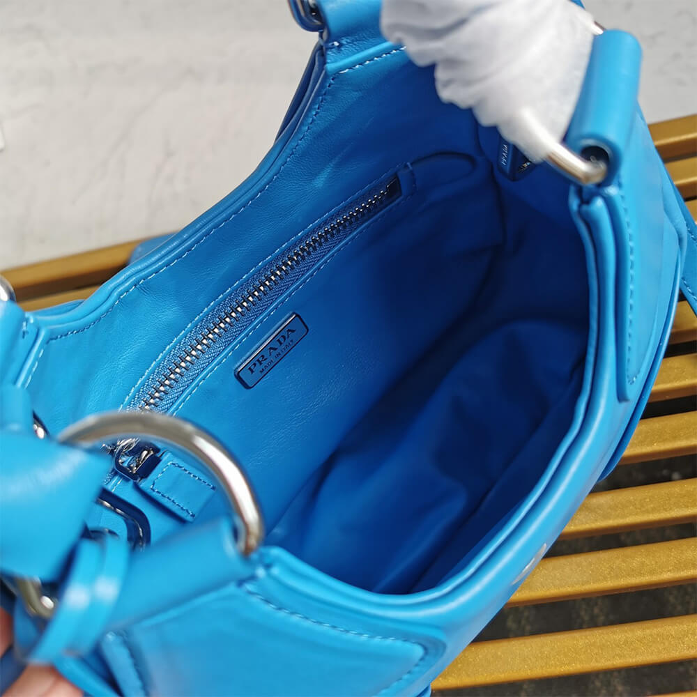 Pra*a moon padded nappa-leather bag